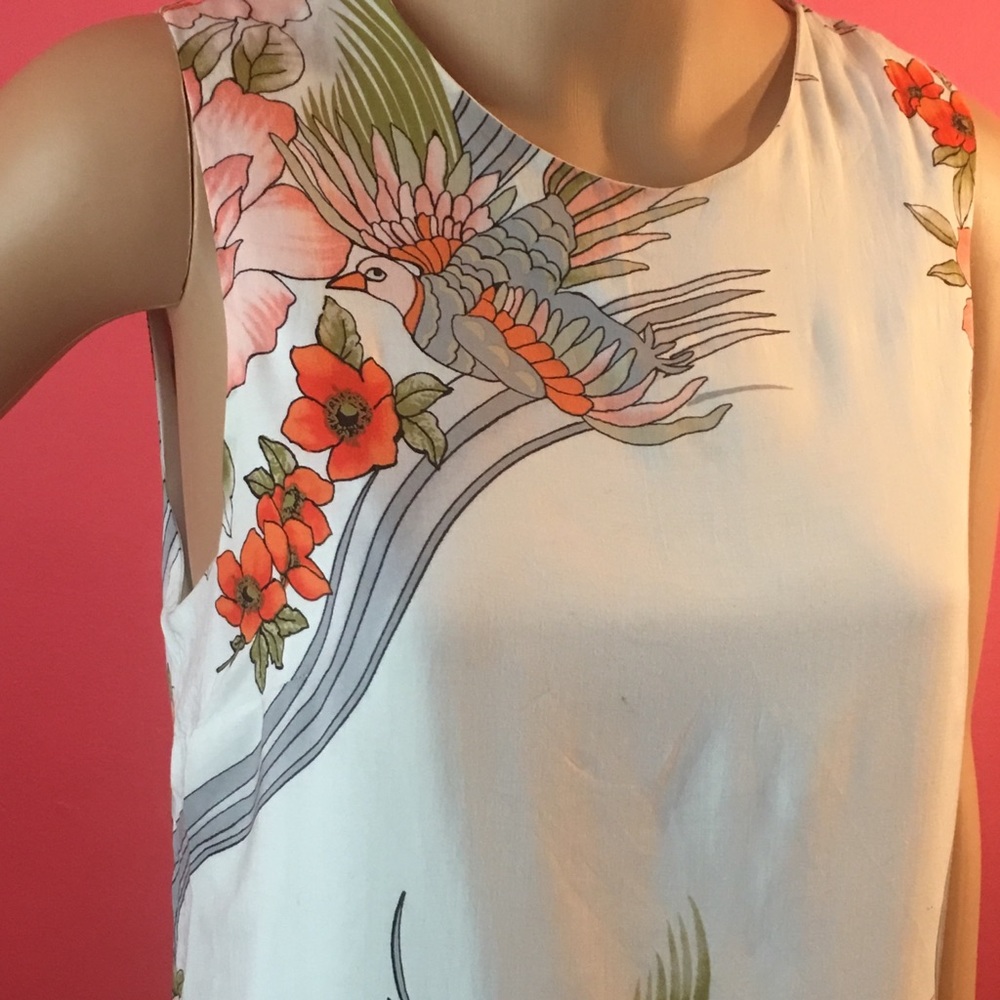 Oriental print dress 👗